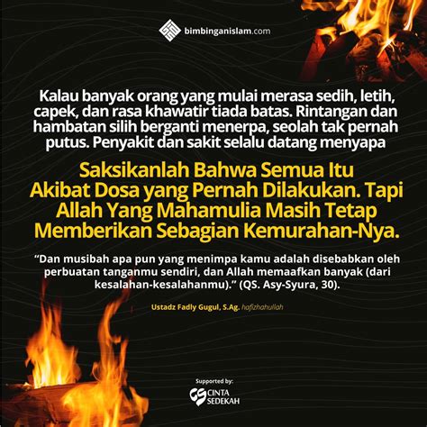 Poster Islami Kalau Banyak Orang Yang Mulai Merasa Sedih Letih Capek