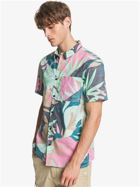 Tropical Short Sleeve Shirt For Men Quiksilver