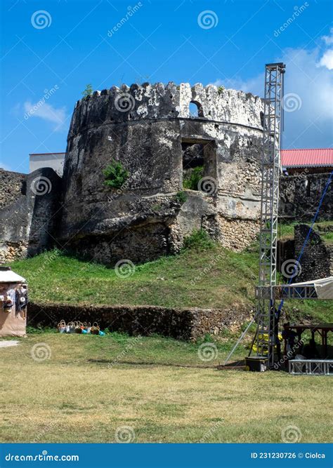 Old Fort Of Zanzibar Stone Town Zanzibar Editorial Photo Image Of