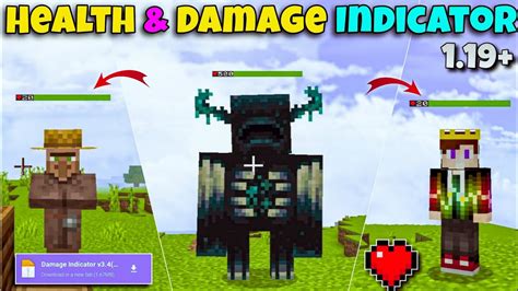 Damage Health Indicator Addon For Minecraft Pocket Edition 1 19