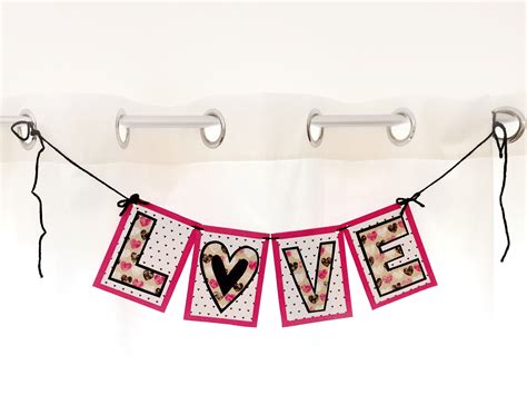 DIY Love Banner - April Golightly