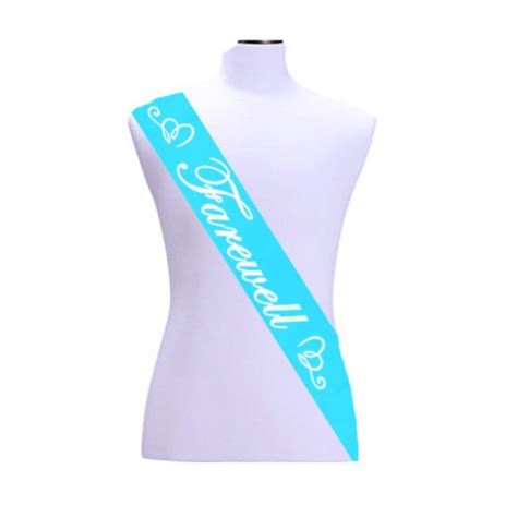 1pc Farewell Satin Sash Women Girls Farewell Sash Party Accessory Decor