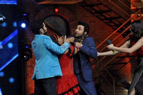 Anushka Sharma Ranbir Kapoor On The Sets Of India S Got Talent In