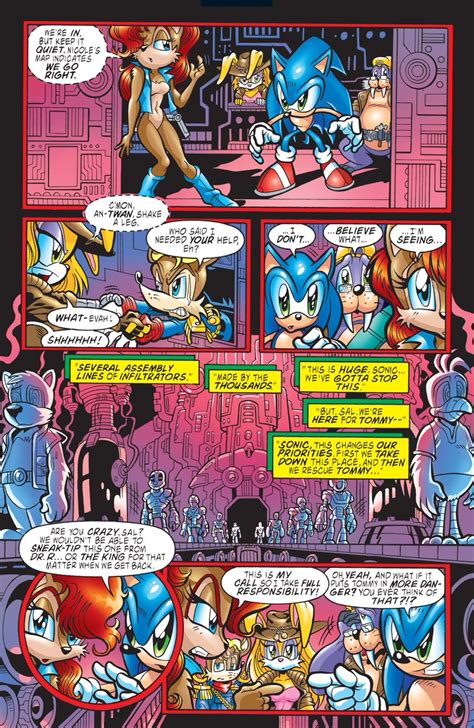 Daily Sally Acorn On Twitter From Archie Sonic Issue 137 Writing By