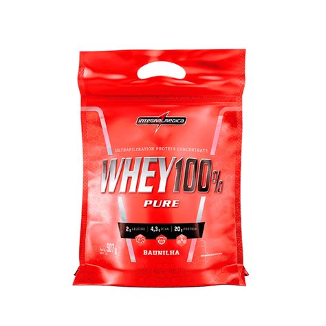 Whey Pure Sabor Baunilha G Refil Integralmedica Nattu