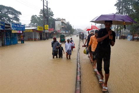 Floods In India And Bangladesh Leave 41 People Dead Millions Stranded