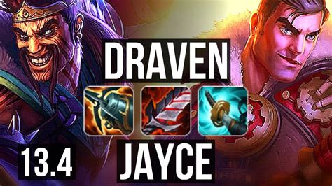 Draven Vs Jayce Top 5 1m Mastery 7 Solo Kills 1100 Games Kr