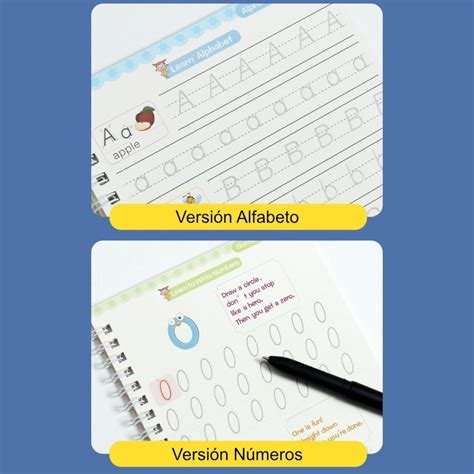 Pack X 4 Cuaderno Magico Infantil Reutilizable Juguete Niños Iluminarás