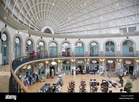 Corn Exchange Shopping Leeds Yorkshire England Uk Stock Photo Alamy