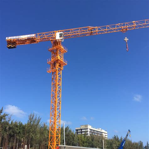 New 50m Jib Max Load 4 Ton Topless Tower Crane China Hydraulic Tower