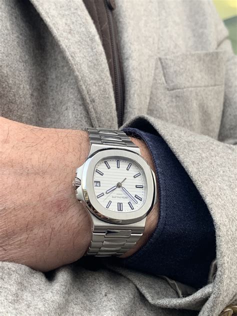 Patek Philippe Nautilus 5711 In Stainless Steel White Dial Carr Watches