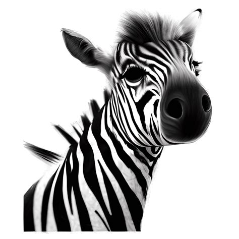 Cute Zebra Sketch · Creative Fabrica