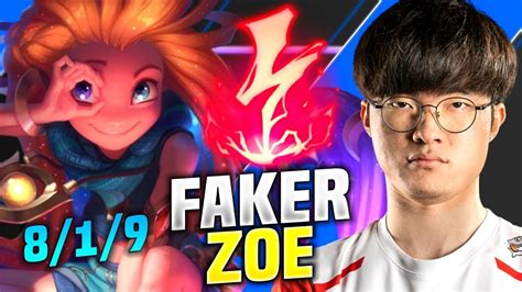 FAKER IS READY TO PLAY ZOE SKT T1 Faker Plays Zoe Vs Talon Mid