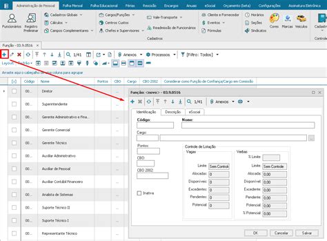 Rh Rm Fop Criar Cadastro De Função Central De Atendimento Totvs
