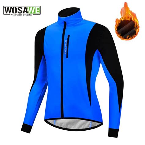 Wosawe Vestes De Cyclisme Thermiques Pour Hommes Manteau De Sport Coupe