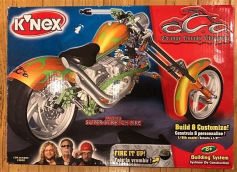 K NEX Orange County Choppers Paulie S Super Stretch Bike For Sale