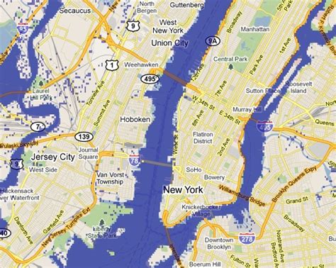 How Sea Level Rise Will Affect New York Azimuth