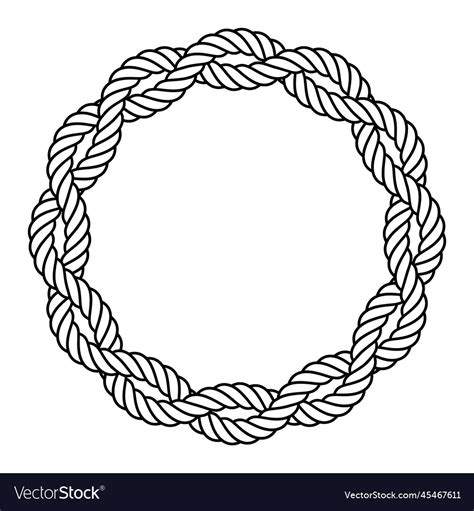 Abstract rope design Royalty Free Vector Image