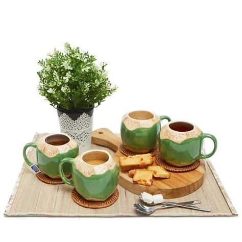 Jual Gelas Mug Cangkir Model Kelapa Shopee Indonesia