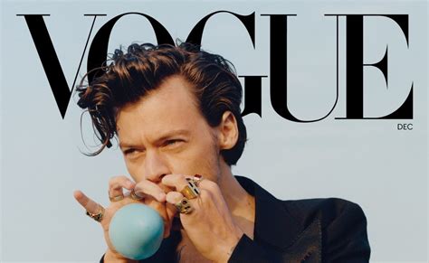 Harry Styles Is The First Man To Appear Solo On The Cover Of Vogue