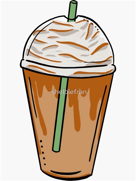 Frappe Pop Art Sticker For Sale By Shelbiefran Redbubble