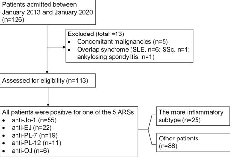 Frontiers Description And Analysis Of A Novel Subtype Of The Anti Synthetase Syndrome