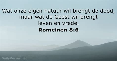 Romeinen 8 6 Bijbeltekst DailyVerses Net