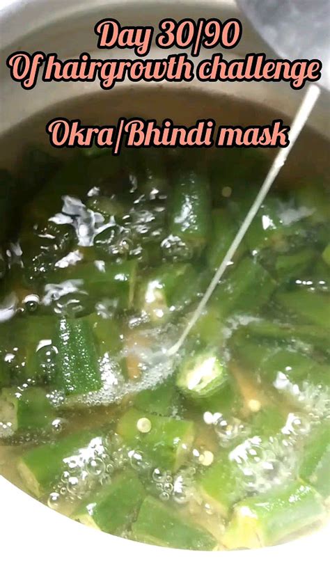 Okra Bhindi Hair Mask For Fast Hairgrowth Amazing Results Shorts