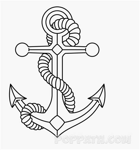 At Getdrawings Com Free - Anchor With Rope Drawing , Free Transparent ...