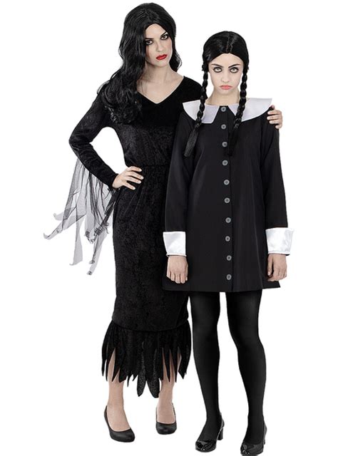 Disfraz De Mi Rcoles Addams Para Mujer La Familia Addams Funidelia