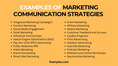 Marketing Communication Strategies - 24+ Examples, Key Elements