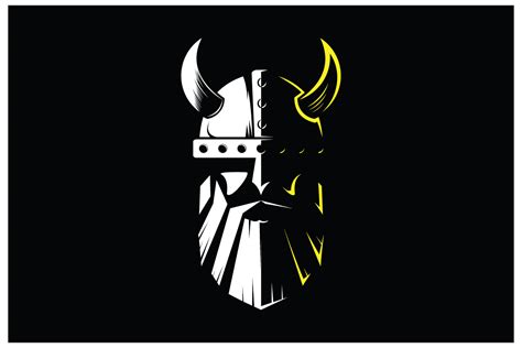 Viking Mascot Logo Design Graphic by Barra Zain · Creative Fabrica