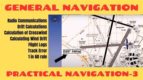 Practical Navigation 3 Drift Calculations Calculation Crosswind