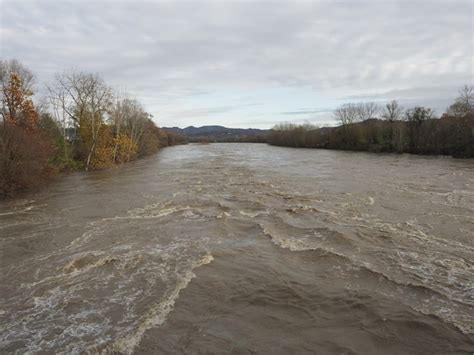 premium photo large river flood