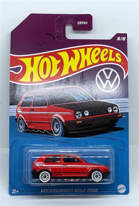 Hot Wheels 2022 Vehiculo Volkswagen Golf MK2 Rojo Exclusivo De Walmart 8 8 Amazon