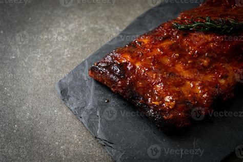 grilled and barbecue ribs pork 17749385 Stock Photo at Vecteezy