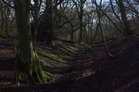 Path Off The Ridgeway Leading Southwards Robert Eva Geograph