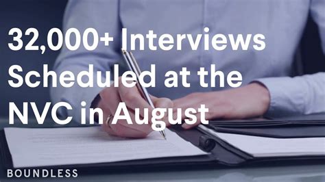 Interviews Scheduled At The Nvc In August Youtube