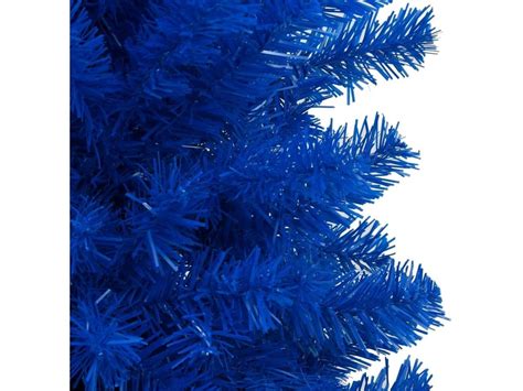 Árvore de Natal artificial Suporte VIDAXL 120 cm PVC azul Worten pt