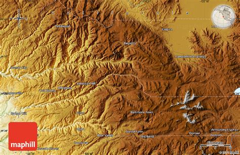 Physical Map of Donner Lake Village