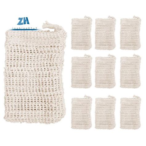 Natural Sisal Soap Bag Exfoliating Soap Saver Pouch Holder