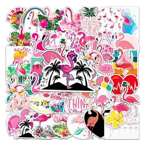 50Pcs Flamingo Stickers Wholesale Stickers