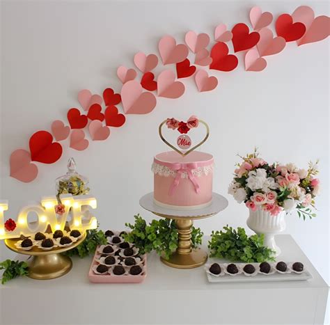 Decoração Simples Dia Mães - Decoração Dia das Mães: 65 ideias para surpreender a sua