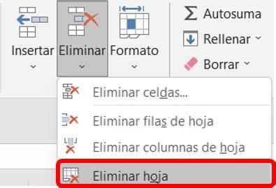 Como Eliminar Hojas De Excel