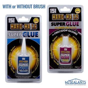 Hard As Nails Super Glue With Without Brush Extra Strong Adhesive