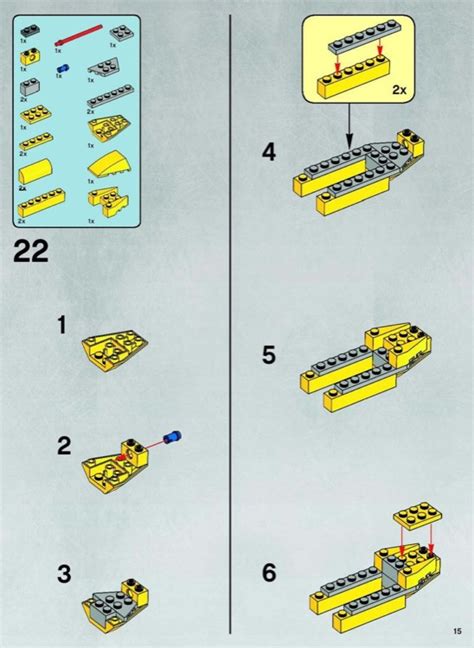 LEGO Instructions For Set 7660 Naboo N 1 Starfighter With Vulture Droid