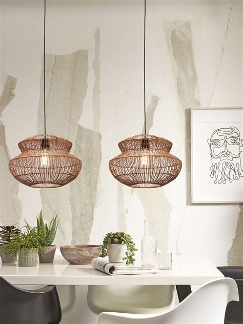 Good Mojo Hanglamp Zanzibar Rotan Rond Naturel Deens