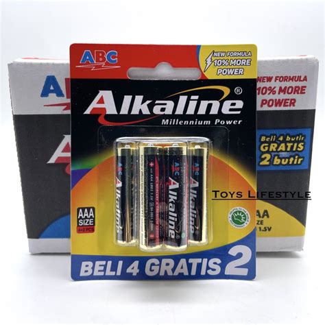 Jual Batu Baterai Abc Alkaline Aa A2 And Aaaa3 Battery 15v 42