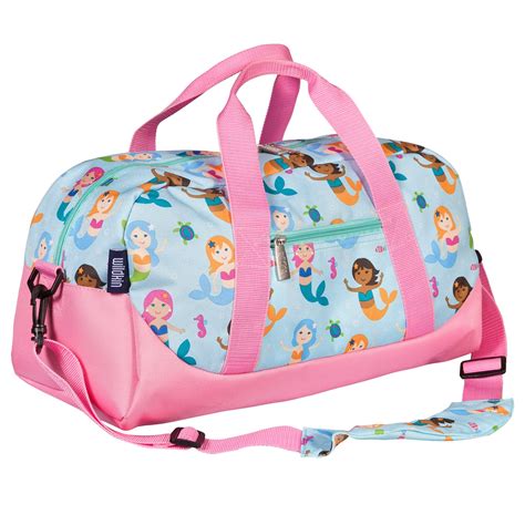 Wildkin Overnighter Kids Duffel Bagtravel Duffel Bags Mermaids