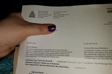 Requirement Of A Police Certificate When Applying For Canada Express